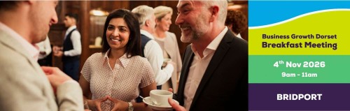 Business people at a breakfast networking event