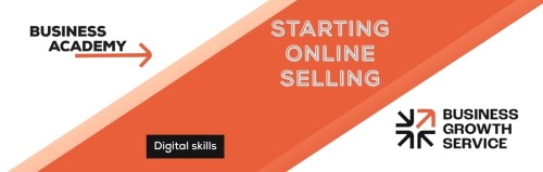 text reads: Getting Started With Online Sales