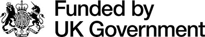 funded by UK government logo
