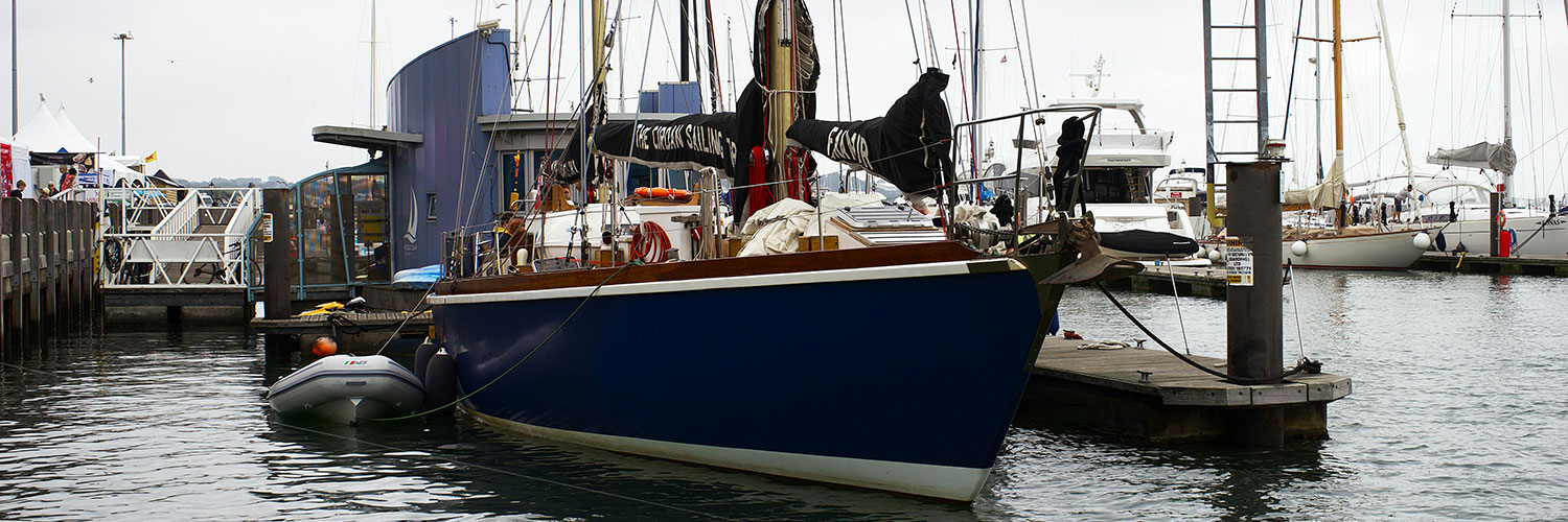 a boat by a quay
